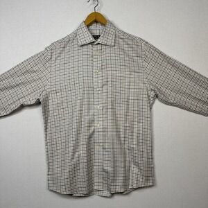 Jos A Bank Signature‎ Collection Men's Medium Button Up Long Sleeve Shirt